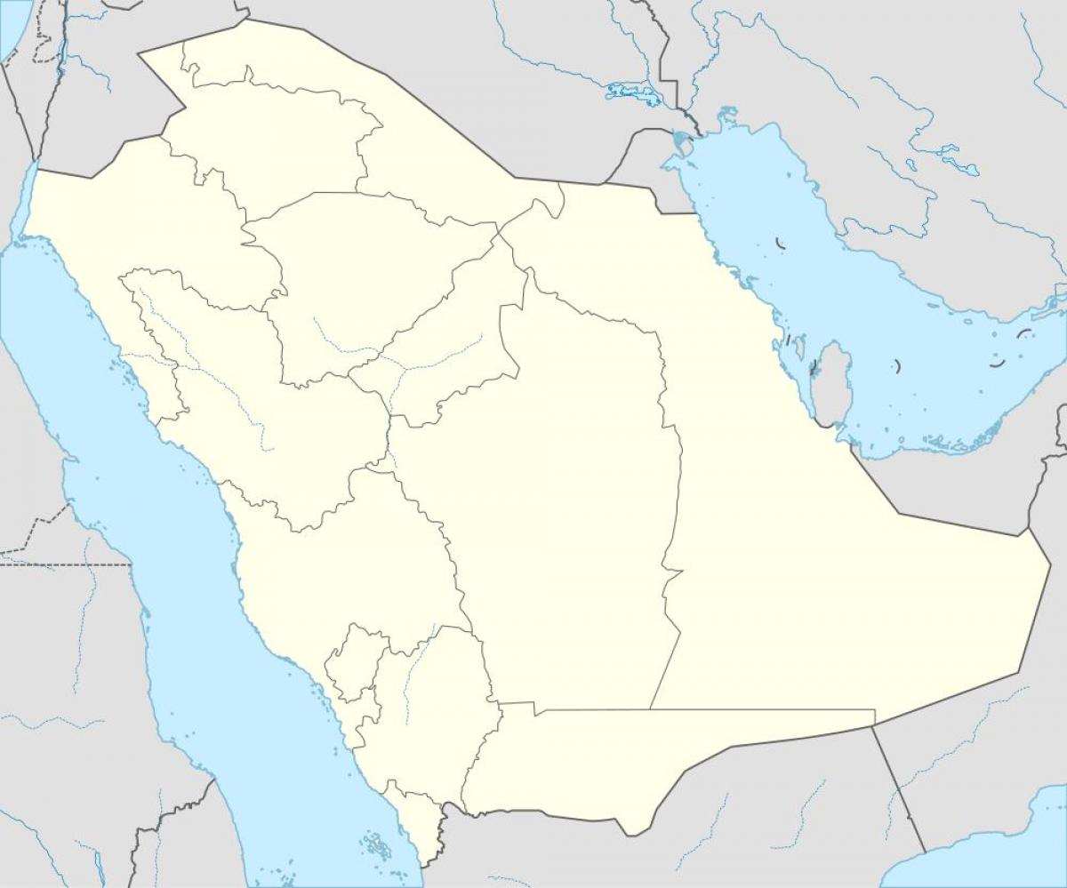 Peta di Arab Saudi
