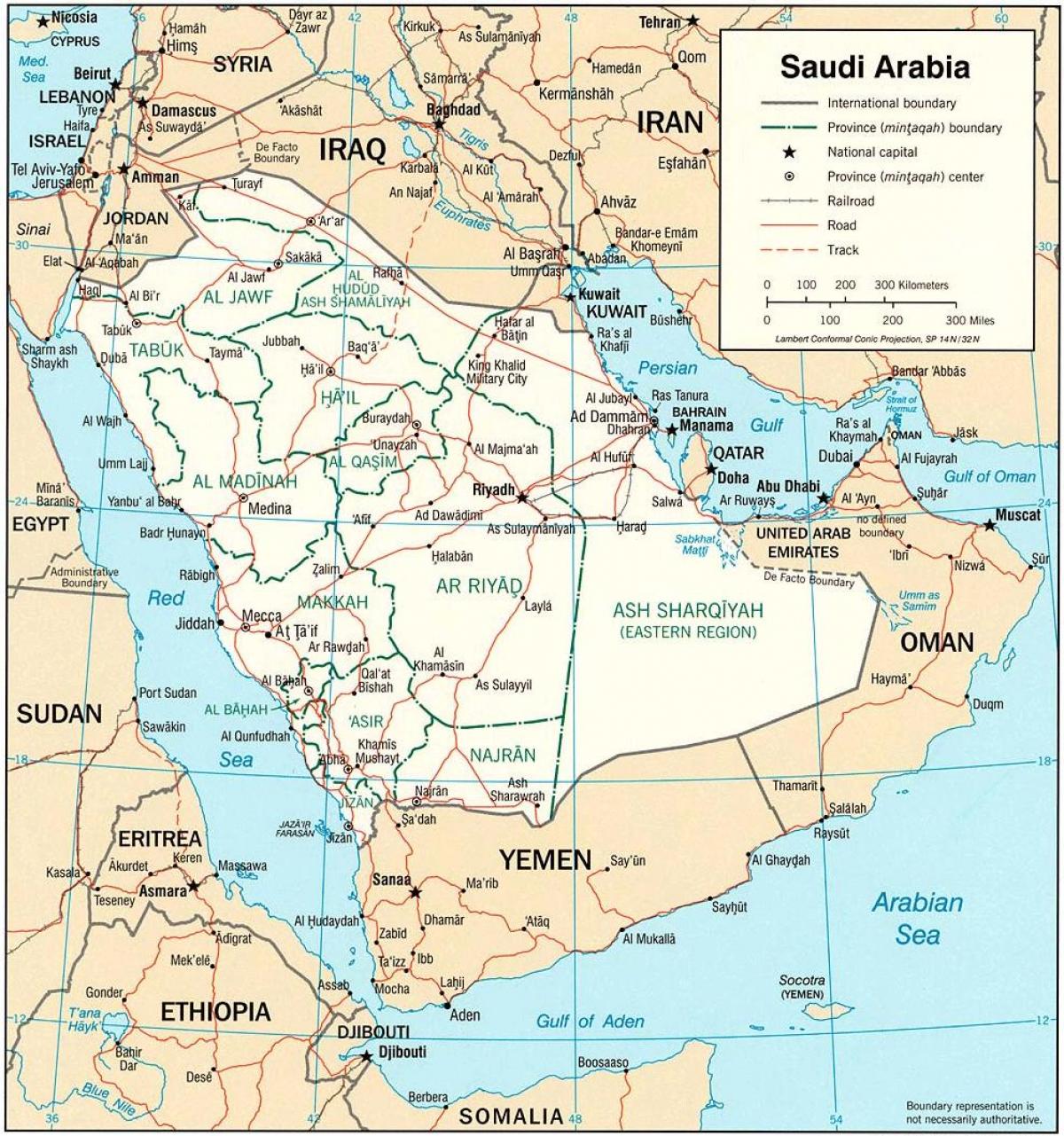 Peta Arab Saudi online