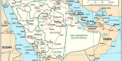 Peta Arab Saudi politik
