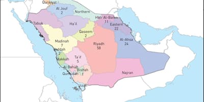Peta al ahsa Arab Saudi
