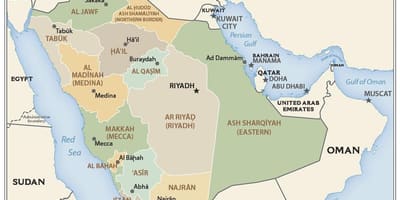 Qasim peta Arab Saudi