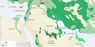 Peta Arab Saudi agama