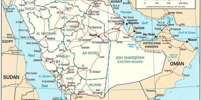 Peta gambar-gambar Arab Saudi
