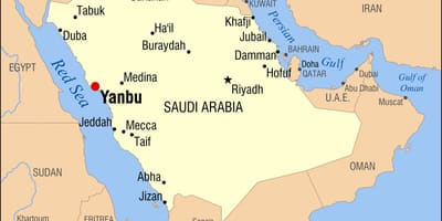 Duta besar arab SAUDI peta
