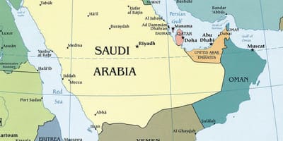 Peta kerajaan Arab Saudi 