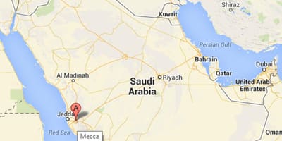 Peta mekah Arab Saudi