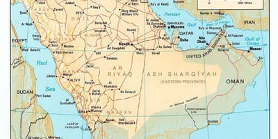 Arab Saudi peta hd