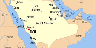 Taif SAUDI peta